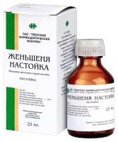 ЖЕНЬШЕНЯ НАСТОЙКА 25МЛ Н-КА/ТВЕРСКАЯ ФФ/