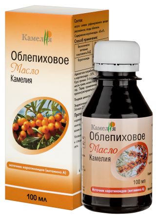 КАМЕЛИЯ МАСЛО ОБЛЕПИХОВОЕ 100МЛ ФЛАК