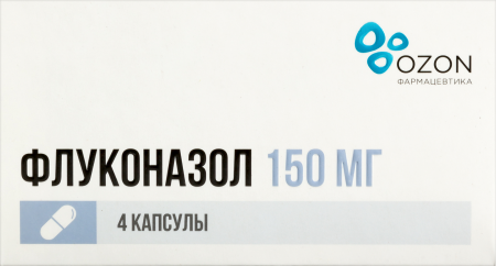 ФЛУКОНАЗОЛ 150 МГ N4 КАПС /ОЗОН/