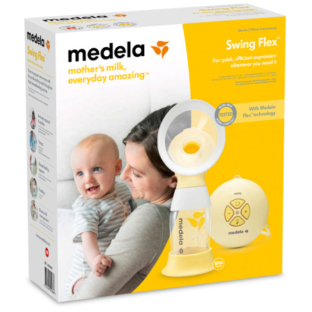 Медела/medela молокоотсос Свинг флекс электронный двухфазный