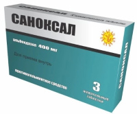 САНОКСАЛ 400 МГ N3 ТАБЛ ЖЕВАТ