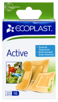 ECOPLAST ПЛАСТЫРЬ МЕДИЦИНСКИЙ ТКАНЫЙ (НАБОР) ACTIVE N16