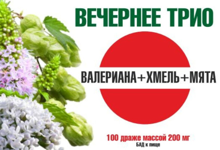 Валериана П таб. п.о 0,205г N100