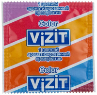 VIZIT ПРЕЗЕРВАТИВ COLOR ЦВЕТНЫЕ АРОМАТИЗИРОВАННЫЕ N12