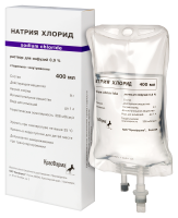 НАТРИЯ ХЛОРИД 0,9% 400МЛ N1 КОНТЕЙНЕР Р-Р Д/ИНФ /КРАСФАРМА
