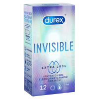Дюрекс Презервативы Invisible Extra Lube х12