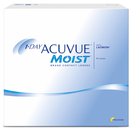 ACUVUE 1DAY MOIST ОДНОДНЕВНЫЕ КОНТАКТНЫЕ ЛИНЗЫ 8,5/14,2 N90 /-3,00/