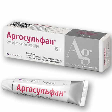АРГОСУЛЬФАН 2% 15,0 КРЕМ Д/НАРУЖ ПРИМ
