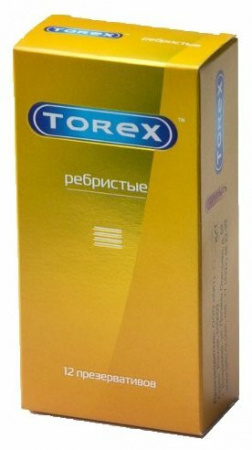 TOREX ПРЕЗЕРВАТИВЫ РЕБРИСТЫЕ N12