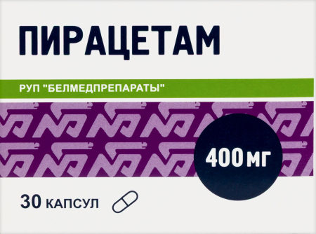 ПИРАЦЕТАМ 400 МГ N30 КАПС