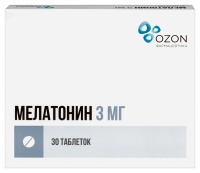 Мелатонин таб. п.п.о. 3мг N30