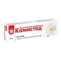 Камистад гель д/мест.прим. 20мг+185мг/г туба 10г