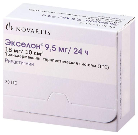 Экселон трансдерм. терапевтич. сист. 9.5мг/24ч пак. №30