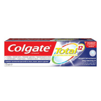 COLGATE TOTAL 12 ПРОФЕССИОНАЛЬНАЯ ОТБЕЛИВАЮЩАЯ ЗУБНАЯ ПАСТА 75МЛ