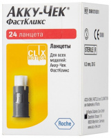 ЛАНЦЕТЫ АККУ-ЧЕК Фасткликс N24