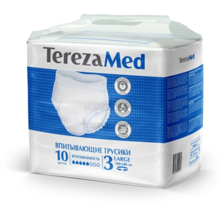 TEREZAMED ТРУСЫ-ПОДГУЗНИКИ ДЛЯ ВЗРОСЛЫХ LARGE (№3) N10