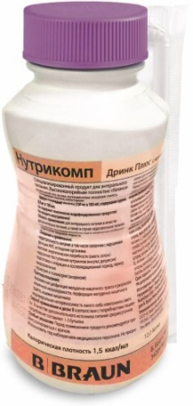 НУТРИКОМП ДРИНК ПЛЮС 200МЛ /КЛУБНИКА/