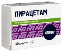 ПИРАЦЕТАМ 400 МГ N30 КАПС