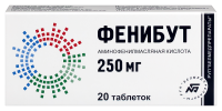 Фенибут таб. 250мг №20