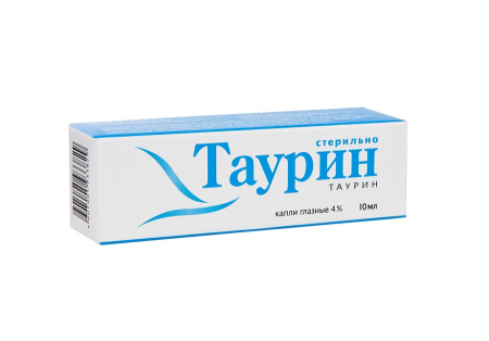 Таурин (капли глаз. 4% 10 мл  фл.-кап. инд.уп)