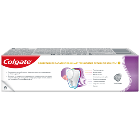 COLGATE TOTAL 12 PRO-ЗДОРОВЬЕ ДЕСЕН ЗУБНАЯ ПАСТА 75МЛ