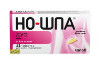 НО-ШПА ДУО 40 МГ + 500 МГ N12 ТАБЛ