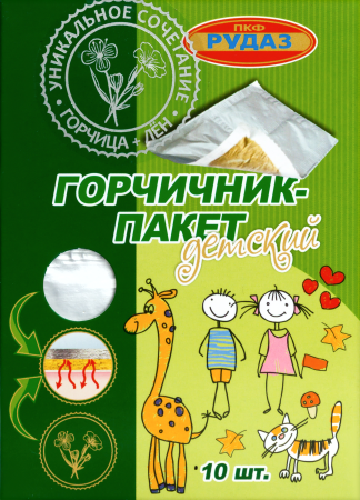 ГОРЧИЧНИК-ПАКЕТ ДЕТСКИЙ ЭЛИТ N10