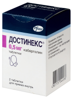 Достинекс табл 0,5 мг фл х2 ^