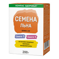 КОМПАС ЗДОРОВЬЯ СЕМЕНА ЛЬНА 200,0