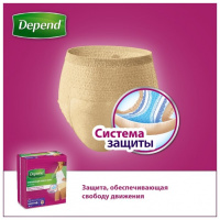 DEPEND ВПИТЫВАЮЩЕЕ НИЖНЕЕ БЕЛЬЕ ДЛЯ ЖЕНЩИН L/XL N9