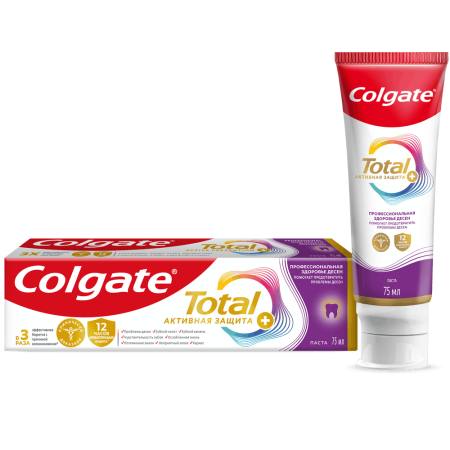 COLGATE TOTAL 12 PRO-ЗДОРОВЬЕ ДЕСЕН ЗУБНАЯ ПАСТА 75МЛ
