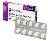 Тербинафин-ВЕРТЕКС таб. 250мг №10