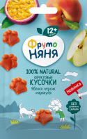 ФРУТОНЯНЯ ФРУКТОВЫЕ КУСОЧКИ ИЗ ЯБЛОК ПЕРСИКОВ И МАРАКУЙИ 15,0