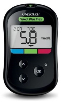 ГЛЮКОМЕТР ONE TOUCH SELECT PLUS FLEX/ВАРИАНТ 3 (БЕЗ ТЕСТ-ПОЛОСОК)