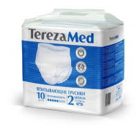 TEREZAMED ТРУСЫ-ПОДГУЗНИКИ ДЛЯ ВЗРОСЛЫХ MEDIUM (№2) N10 ОБЪЁМ БЁДЕР 75/80-110 СМ