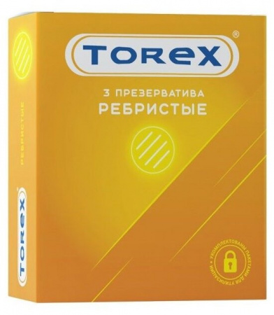 TOREX ПРЕЗЕРВАТИВЫ РЕБРИСТЫЕ N3