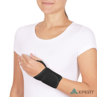 БАНДАЖ ДЛЯ ЛУЧЕЗАПЯСТНОГО СУСТАВА-КРЕЙТ/F-208/ЧЕРНЫЙ