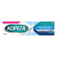 КОРЕГА КРЕМ ДЛЯ ФИКСАЦИИ ЗУБНЫХ ПРОТЕЗОВ МЯТНЫЙ ВКУС 40,0