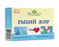 Рыбий жир мирролла капс. вит Е 0,37г N100