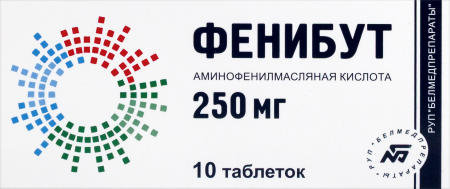 Фенибут таб. 250мг N10
