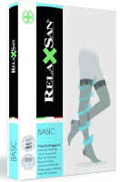 RELAXSAN BASIC ЧУЛКИ КОМПРЕССИОННЫЕ STAY-UP 280den 2КЛАСС/22-27mmHg (АРТ 970) РАЗМЕР 3/ТЕЛЕСНЫЙ /АКЦИЯ за 1 шт