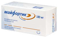 МАЙФОРТИК 180 МГ N100 ТАБЛ КИШЕЧНОРАСТВОР П/О
