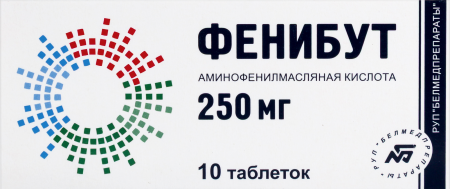Фенибут таб. 250мг N10