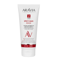 ARAVIA LABORATORIES МАСКА-АКТИВАТОР ДЛЯ РОСТА ВОЛОС С КАЙЕНСКИМ ПЕРЦЕМ И МАСЛОМ УСЬМЫ SPICY HAIR MASK 200МЛ