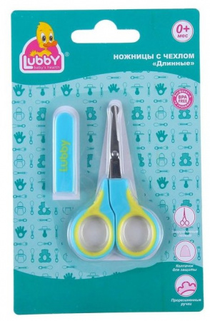 LUBBY НОЖНИЦЫ С ЧЕХЛОМ  0+/16408