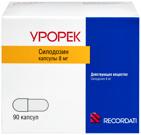 Урорек 8мг №90 капс.