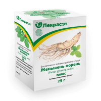 ЖЕНЬШЕНЬ КОРЕНЬ (PANAX GINSENG RADIX) ПЛЮС 25,0  Лекра-Сэт