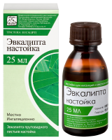 Эвкалипта настойка д/ингал и мест прим фл 25 мл х1