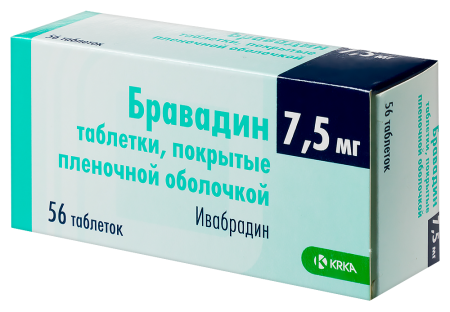 Бравадин таб. п/п/о 7,5мг №56