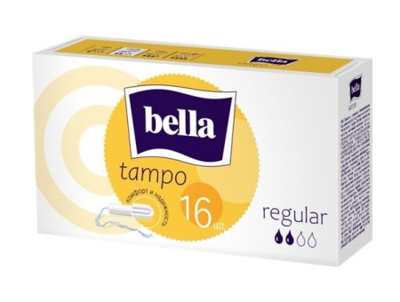 BELLA TAMPO ТАМПОНЫ ЖЕНСКИЕ ГИГИЕНИЧЕСКИЕ БЕЗ АППЛИКАТОРА REGULAR N16